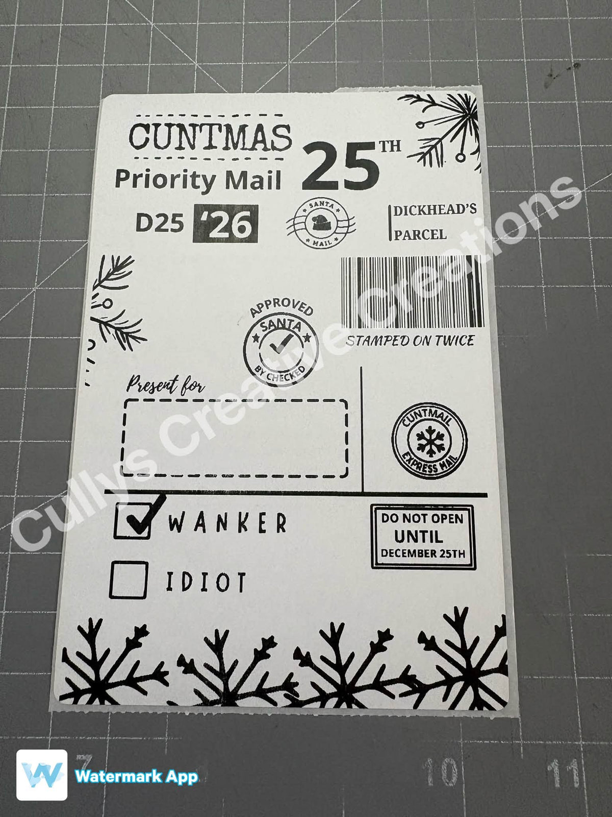 Christmas Postage Labels