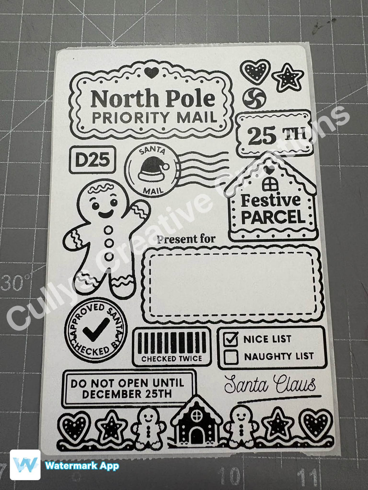 Christmas Postage Labels