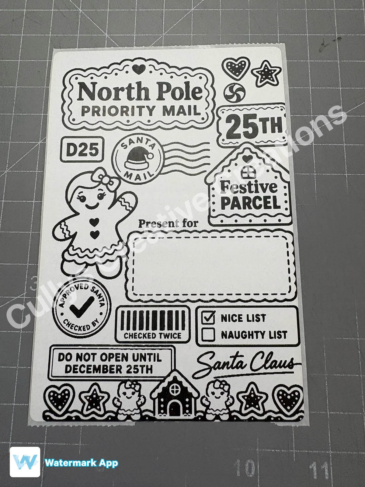 Christmas Postage Labels