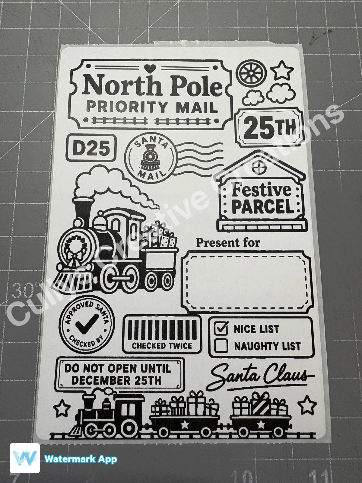 Christmas Postage Labels