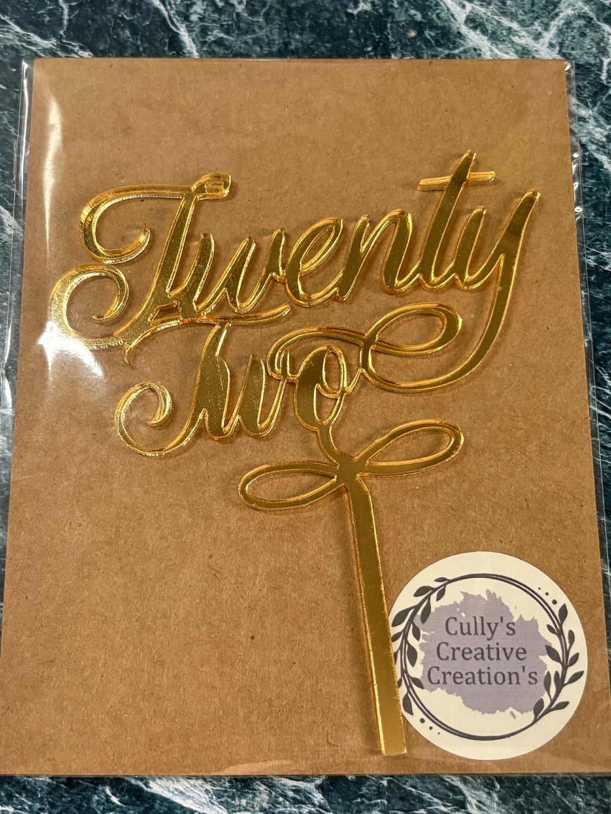 Acrylic cake Toppers