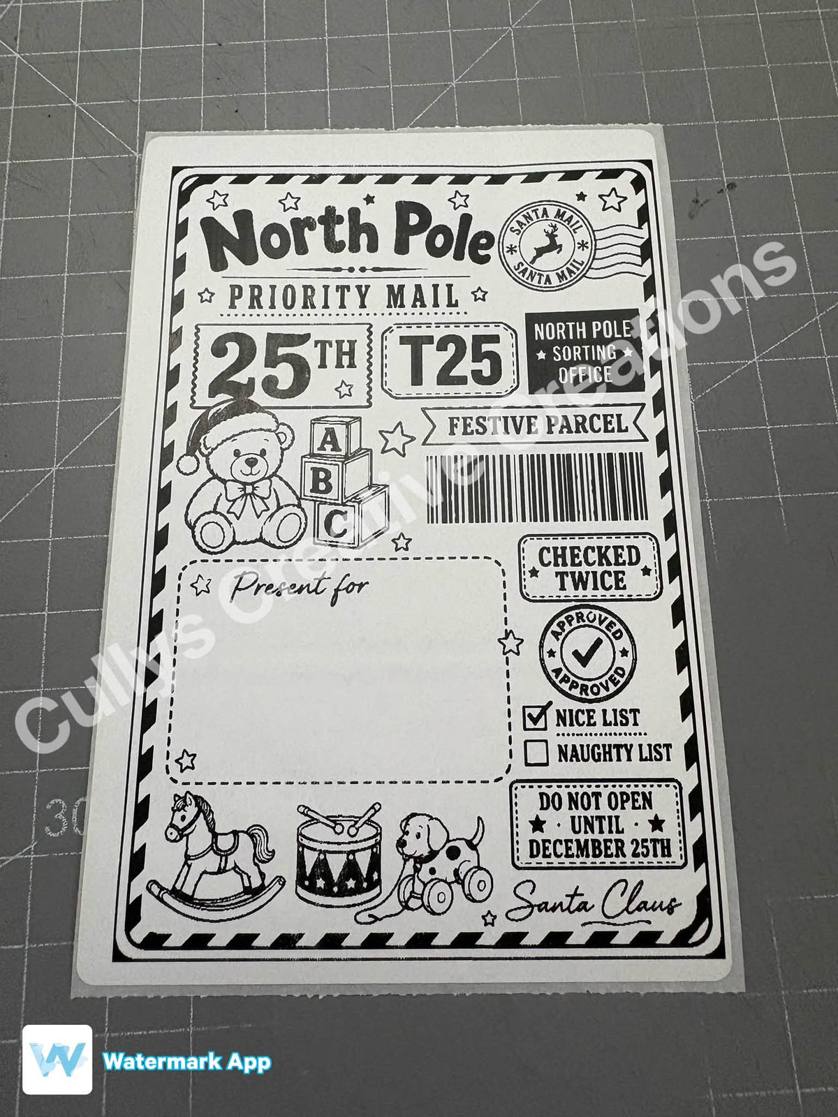 Christmas Postage Labels