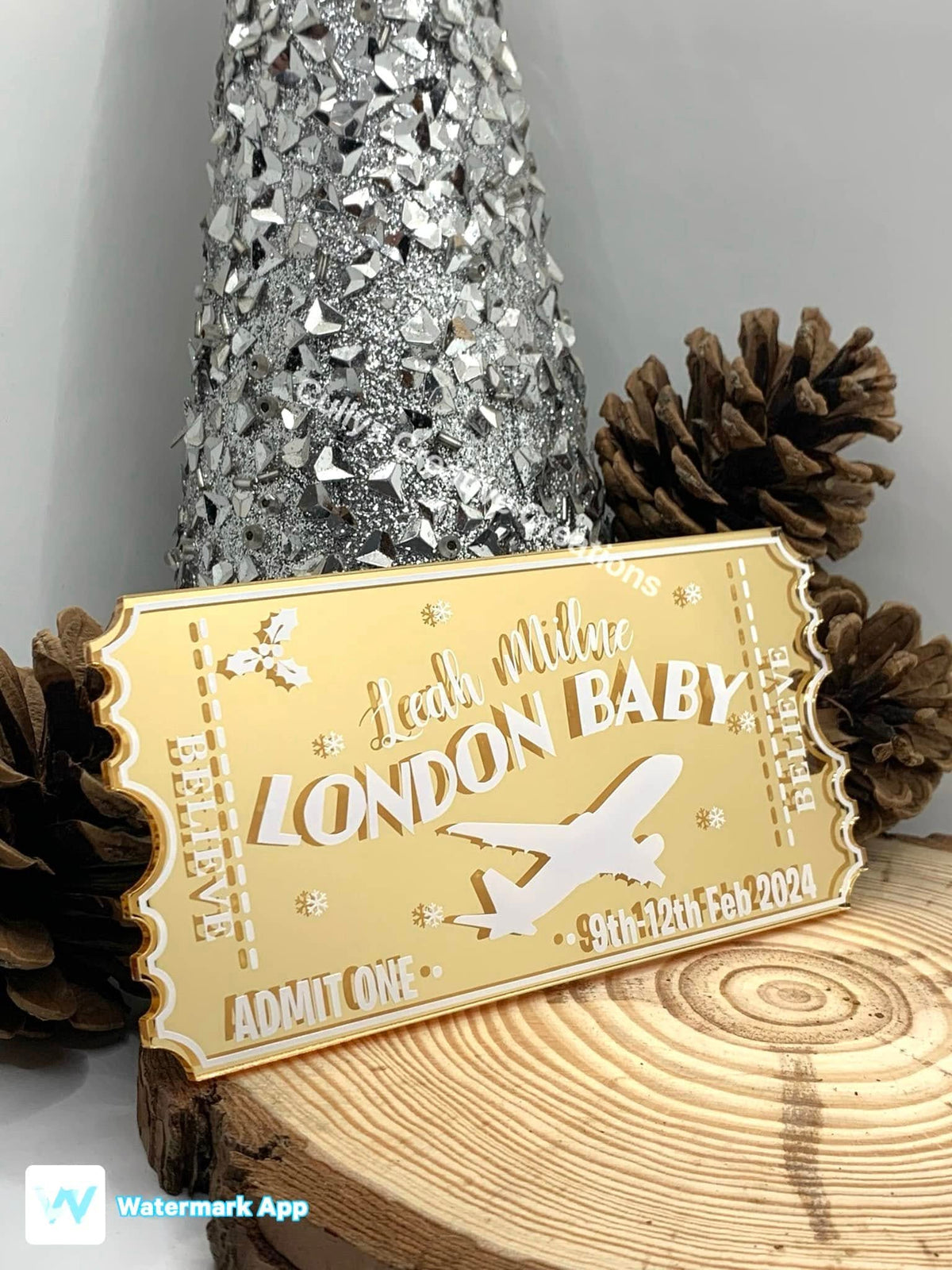 Acrylic Ticket