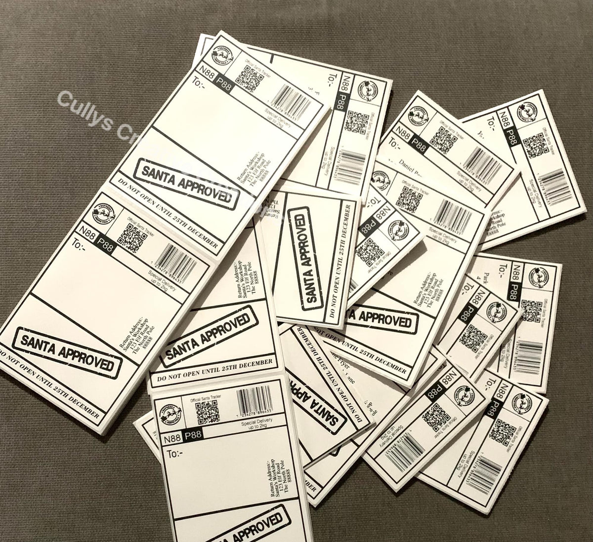 Santa Postage Labels 1