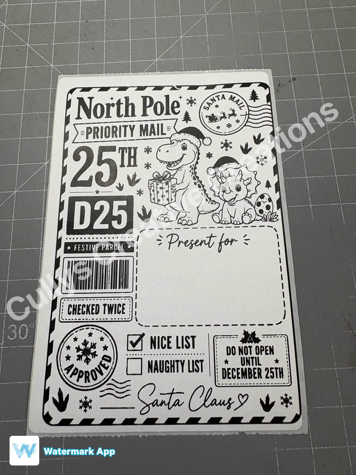 Christmas Postage Labels
