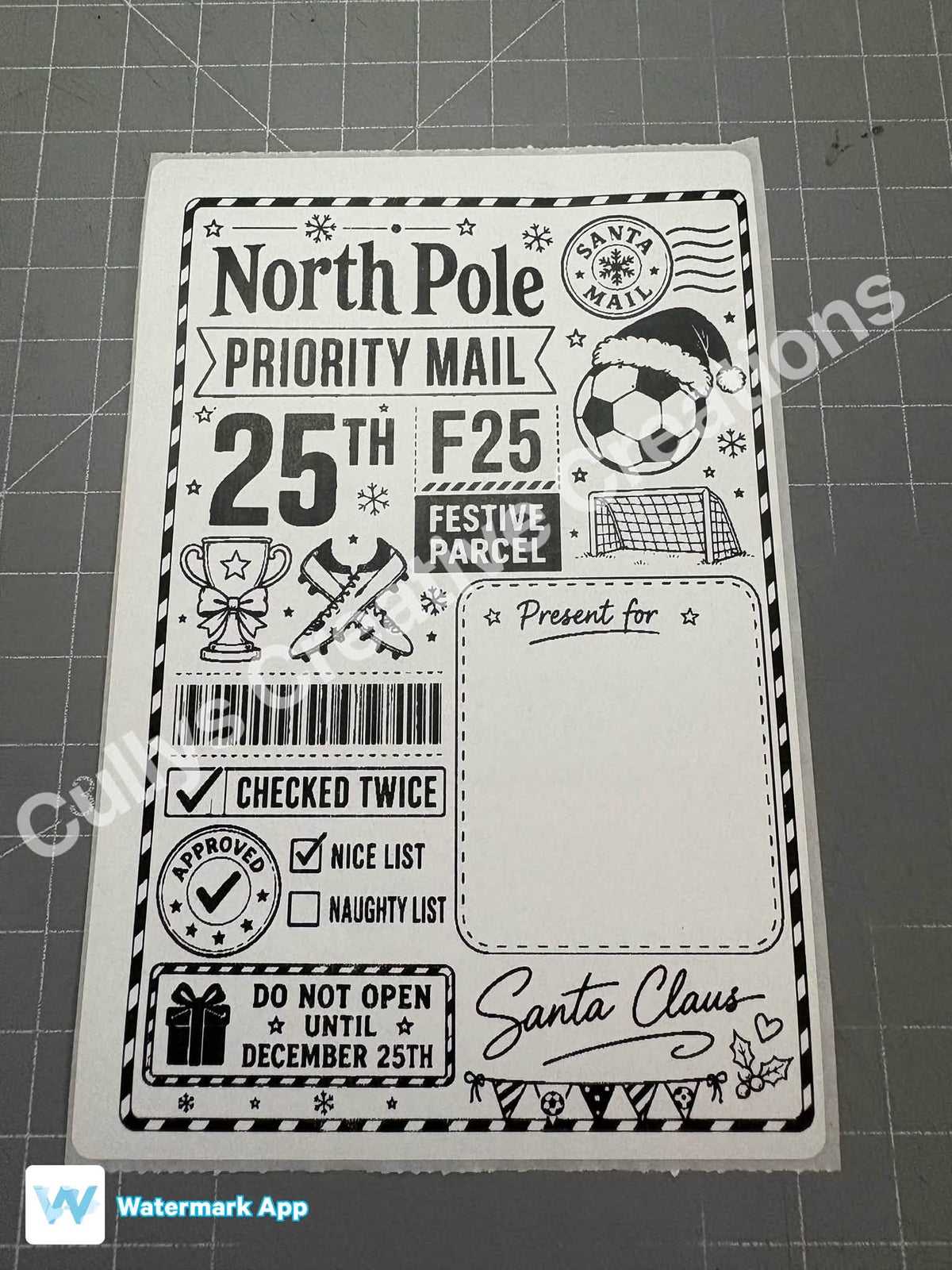 Christmas Postage Labels
