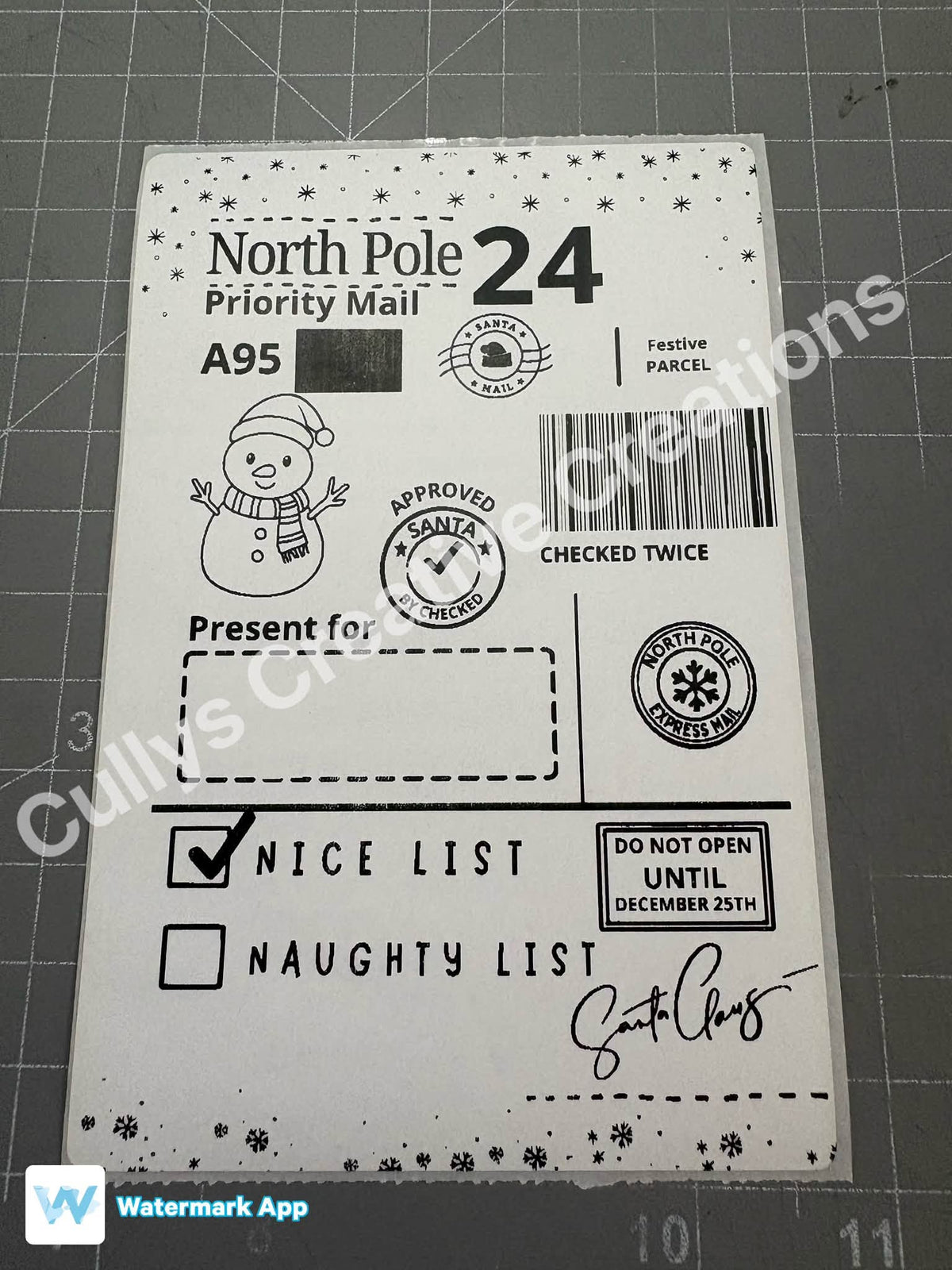 Christmas Postage Labels