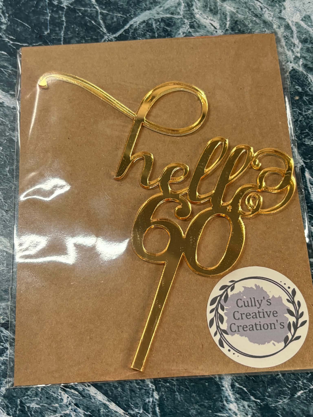 Acrylic cake Toppers